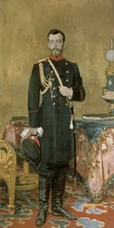 Porträt von Kaiser Nikolaus II. (1868-1918) 1895